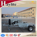 remolque de caja de metal galvanizado